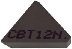 Kennametal - 3/8" Inscribed Circle, Triangle, CBT Chipbreaker for Indexables - 0.11" Effective Width - USA Tool & Supply