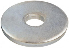 Gibraltar - 3/4" Screw, Steel Fender Flat Washer - 13/16" ID x 3" OD, 1/4" Thick, Zinc-Plated Finish - USA Tool & Supply