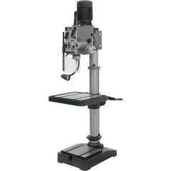 Jet - 20" Swing, Geared Head Drill Press - 12 Speed, 2 hp, Three Phase - USA Tool & Supply