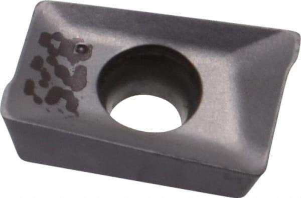 Iscar - APKT1003 HM Grade IC928 Carbide Milling Insert - TiAlN Finish, 0.1398" Thick, 0.5mm Corner Radius - USA Tool & Supply
