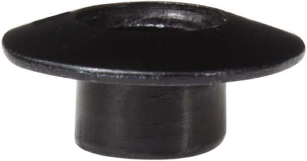 Made in USA - #8-32 Thread Barrel, Aluminum Sex Bolt & Binding Post - Black Anodized Finish, 1/8" Long Barrel - USA Tool & Supply