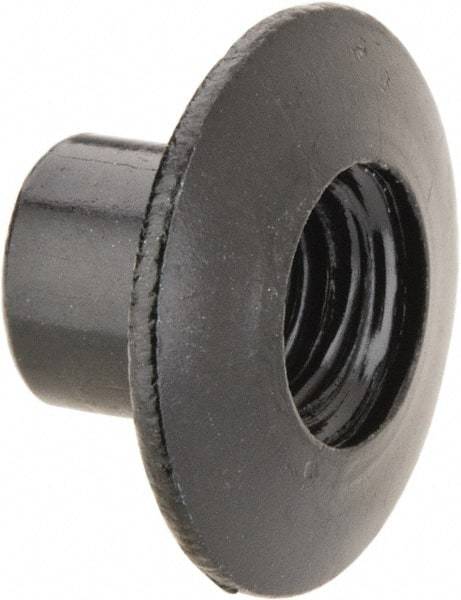 Made in USA - #8-32 Thread Barrel, Aluminum Sex Bolt & Binding Post - Black Anodized Finish, 3/16" Long Barrel - USA Tool & Supply