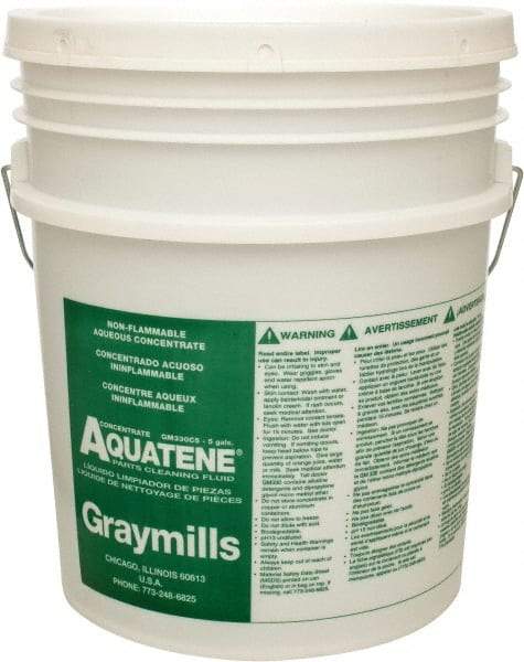 Graymills - 5 Gal Pail Parts Washer Fluid - Water-Based - USA Tool & Supply