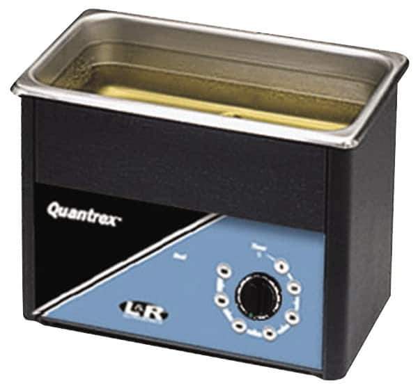 L&R Ultrasonic - Bench Top Solvent-Based Ultrasonic Cleaner - 0.85 Gal Max Operating Capacity, Stainless Steel Tank, 209.55mm High x 260.35mm Long x 165.1mm Wide, 117 Input Volts - USA Tool & Supply