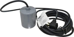 Berkeley - 115 AC Volt, Sump, Sew and Eff, Float Switch - 20 Ft. Cord Length, 0.5 HP, PVC - USA Tool & Supply