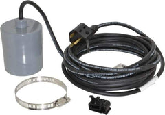 Berkeley - 230 AC Volt, Sump, Sew and Eff, Float Switch - 20 Ft. Cord Length, PVC - USA Tool & Supply