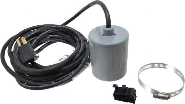 Berkeley - 115 AC Volt, Sump, Sew and Eff, Float Switch - 20 Ft. Cord Length, PVC - USA Tool & Supply