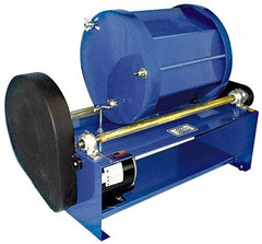 Made in USA - 4 Gal Capacity Rotary Tumbler - 1/3 hp Motor, 28" Long x 21-1/2" High x 13" Deep - USA Tool & Supply