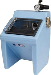 Made in USA - 110V 2 Hand Sandblaster - Pressure Feed, 25" CFM at 100 PSI - USA Tool & Supply