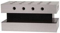 Suburban Tool - 3-1/2" Wide x 6" Deep x 3" High Steel Precision-Ground Angle Plate - Standard Plate, Machined Holes on Surface, Open End, Single Plate - USA Tool & Supply