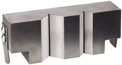 Heinrich - 1 Piece Vise V-Block Attachment - Steel, 2.675" Long, 1.24" Wide, 3/4" High - USA Tool & Supply
