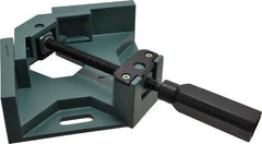 Gibraltar - Fixed Angle, 2 Axes, 5-1/2" Long, 2-1/2" Jaw Height, 2-1/2" Max Capacity, Angle & Corner Clamp - 90° Clamping Angle, 1-1/8" Throat Depth - USA Tool & Supply