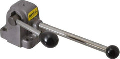 Heinrich - 3-3/16" Base Width/Diam, Work Positioner - 9" Bar Length, 3-5/16" Base Length, 2-7/8" Max Height, Model Number 2-FL - USA Tool & Supply