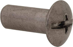 Made in USA - #10-24 Thread Barrel, Slotted/Phillips Drive, Stainless Steel Sex Bolt & Binding Post - 5/8" Long Barrel, Grade 18-8 - USA Tool & Supply