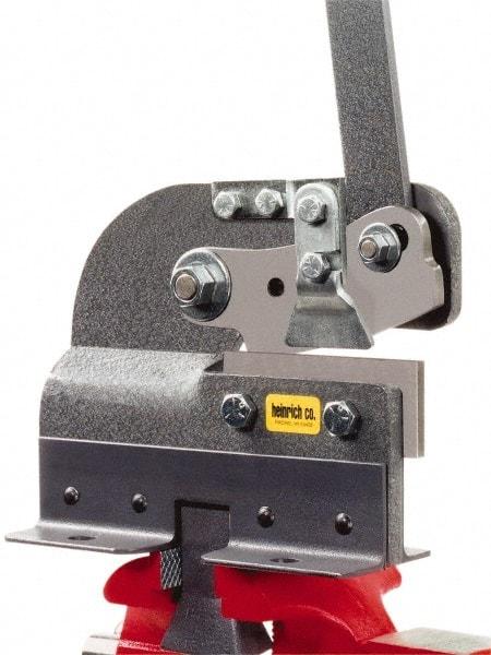 Heinrich - 4-3/8 Inch Long x 8 Inch Wide x 3-1/2 Inch Deep x 7 Inch High, Hand Slitting Bench Shear - 1/8 Inch Mild Steel Capacity - USA Tool & Supply