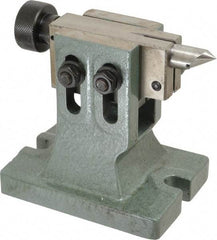 Yuasa - 8" Table Compatibility, 5.31" Center Height, Tailstock - Adjustable Height - USA Tool & Supply