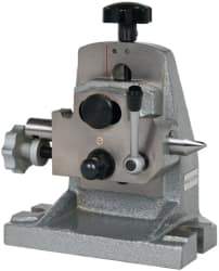 Phase II - 3.5000 to 4.0000" Centerline Height, Tailstock - Adjustable, 5C Compatible Collet Series, Use with Collet Index Fixtures - USA Tool & Supply