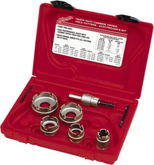 Milwaukee Tool - 7 Piece, 7/8" to 2" Saw Diam, Hole Saw Kit - USA Tool & Supply