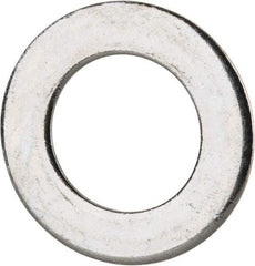 Value Collection - M22 Screw, Grade 8 Steel Standard Flat Washer - 23mm ID x 39mm OD, 3mm Thick, Zinc-Plated Finish - USA Tool & Supply