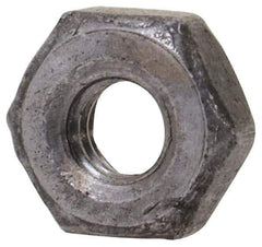 Value Collection - M2.5x0.45 Steel Right Hand Hex Nut - 4mm Across Flats, 1.6mm High, Uncoated - USA Tool & Supply