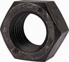 Value Collection - M33x3.50 Steel Right Hand Hex Nut - 50mm Across Flats, 26mm High, Uncoated - USA Tool & Supply
