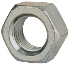 Value Collection - M30x3.50 Steel Right Hand Hex Nut - 46mm Across Flats, 24mm High, Zinc-Plated Finish - USA Tool & Supply