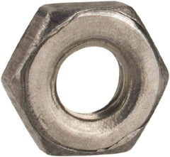 Value Collection - M3x0.50 Steel Right Hand Hex Jam Nut - 5.5mm Across Flats, 1.8mm High, Uncoated - USA Tool & Supply