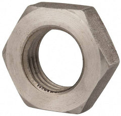 Value Collection - M36x4.00 Steel Right Hand Hex Jam Nut - 55mm Across Flats, 18mm High, Uncoated - USA Tool & Supply