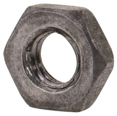 Value Collection - M4x0.70 Steel Right Hand Hex Jam Nut - 7mm Across Flats, 2.2mm High, Uncoated - USA Tool & Supply
