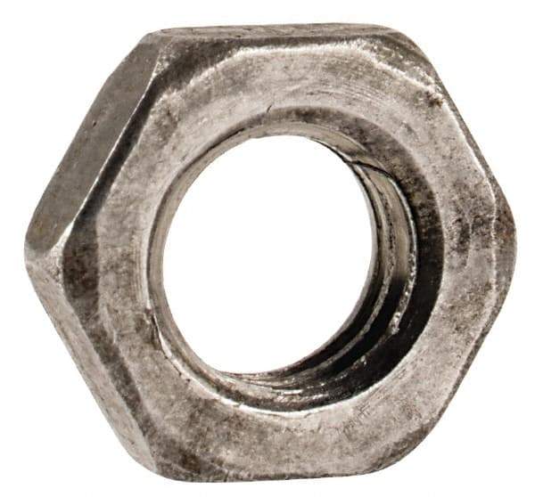 Value Collection - M5x0.80 Steel Right Hand Hex Jam Nut - 8mm Across Flats, 2.7mm High, Uncoated - USA Tool & Supply