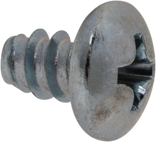 Value Collection - #8 Pan Head Phillips Sheet Metal Screw - Steel, 1/4" Length Under Head, Grade 2 - USA Tool & Supply