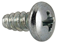 Value Collection - #10 Pan Head Phillips Sheet Metal Screw - Steel, 3/8" Length Under Head, Grade 2 - USA Tool & Supply