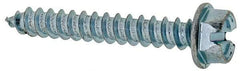 Value Collection - #14 Hex Washer Head Slotted Sheet Metal Screw - Steel, 1-3/4" Length Under Head, Grade 2 - USA Tool & Supply