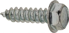 Value Collection - #8 Hex Washer Head Sheet Metal Screw - Steel, 5/8" Length Under Head, Grade 2 - USA Tool & Supply