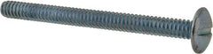 Value Collection - #10-24 UNC, 2-1/4" Length Under Head Slotted Drive Machine Screw - Truss Head, Grade 2 Steel, Zinc-Plated Finish, Without Washer - USA Tool & Supply