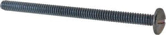 Value Collection - #10-24 UNC, 3" Length Under Head Slotted Drive Machine Screw - Truss Head, Grade 2 Steel, Zinc-Plated Finish, Without Washer - USA Tool & Supply