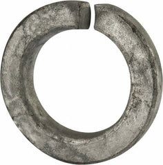 Value Collection - 1-3/8", 1.379" ID, 0.344" Thick Split Lock Washer - Grade 2 Steel, Hot Dipped Galvanized Finish, 1.379" Min ID, 1.408" Max ID, 2.219" Max OD - USA Tool & Supply