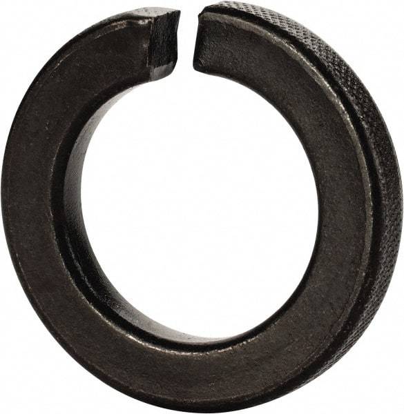 Value Collection - 1-3/8", 1.379" ID, 0.344" Thick Split Lock Washer - Grade 2 Steel, Uncoated, 1.379" Min ID, 1.408" Max ID, 2.219" Max OD - USA Tool & Supply