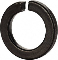 Value Collection - 1-3/8", 1.379" ID, 0.344" Thick Split Lock Washer - Grade 2 Steel, Uncoated, 1.379" Min ID, 1.408" Max ID, 2.219" Max OD - USA Tool & Supply
