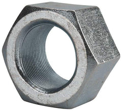 Value Collection - 2-12 UN Steel Right Hand Hex Nut - 3" Across Flats, 1-23/32" High, Zinc Clear Finish - USA Tool & Supply