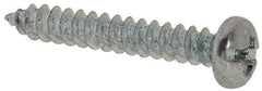 Value Collection - #4 Pan Head Slotted Phillips Sheet Metal Screw - Steel, 3/4" Length Under Head, Grade 2 - USA Tool & Supply