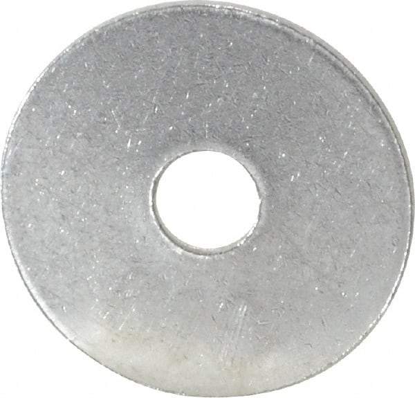Value Collection - #6 Screw, Grade 316 Stainless Steel Fender Flat Washer - 9/64" ID x 5/8" OD, 0.038" Thick, Plain Finish - USA Tool & Supply