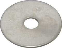 Value Collection - 1/4" Screw, Grade 316 Stainless Steel Fender Flat Washer - 1/4" ID x 1-1/4" OD, 0.057" Thick, Plain Finish - USA Tool & Supply