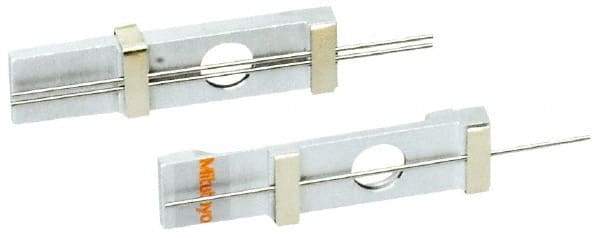 Mitutoyo - 24 TPI, 0.04 Inch Pitch, 1-1/8 Inch Long, Thread Pitch Diameter Measuring Wire - 0.0241 Inch Nominal Best Wire Diameter, 0.0375 Inch Nominal Constant, 3 Pieces - USA Tool & Supply