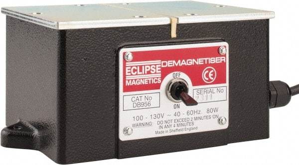 Eclipse - 6-1/4" Long x 4-1/2" Wide x 3-1/2" High, Demagnetizer - USA Tool & Supply