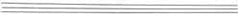 Van Keuren - 80 TPI, 0.0125 Inch Pitch, 2 Inch Long, Thread Pitch Diameter Measuring Wire - 0.0072 Inch Nominal Best Wire Diameter, 0.0108 Inch Nominal Constant, 3 Pieces - USA Tool & Supply