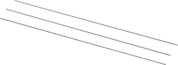 Van Keuren - 64 TPI, 1/64 Inch Pitch, 2 Inch Long, Thread Pitch Diameter Measuring Wire - 0.009 Inch Nominal Best Wire Diameter, 0.0135 Inch Nominal Constant, 3 Pieces - USA Tool & Supply