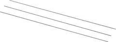 Van Keuren - 64 TPI, 1/64 Inch Pitch, 2 Inch Long, Thread Pitch Diameter Measuring Wire - 0.009 Inch Nominal Best Wire Diameter, 0.0135 Inch Nominal Constant, 3 Pieces - USA Tool & Supply