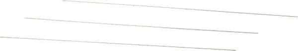 Van Keuren - 56 TPI, 0.0179 Inch Pitch, 2 Inch Long, Thread Pitch Diameter Measuring Wire - 0.0103 Inch Nominal Best Wire Diameter, 0.0155 Inch Nominal Constant, 3 Pieces - USA Tool & Supply