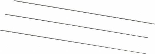 Van Keuren - 36 TPI, 0.0278 Inch Pitch, 2 Inch Long, Thread Pitch Diameter Measuring Wire - 0.016 Inch Nominal Best Wire Diameter, 0.0241 Inch Nominal Constant, 3 Pieces - USA Tool & Supply